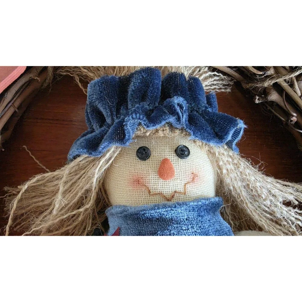 Vintage Harvest Greetings Wreath